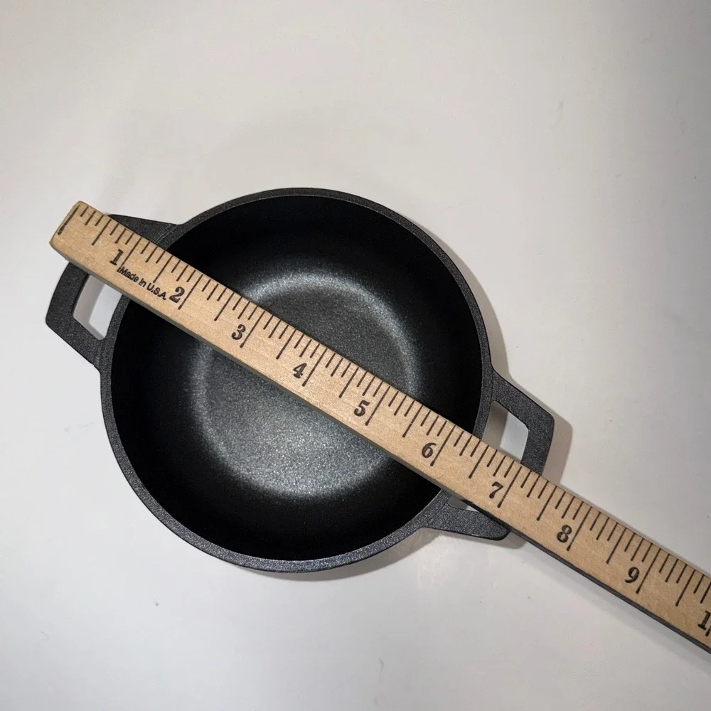 Lot‎ of 3 Imusa Black Cast Aluminum Nesting Pot Kitchen Dual Handle Cookware